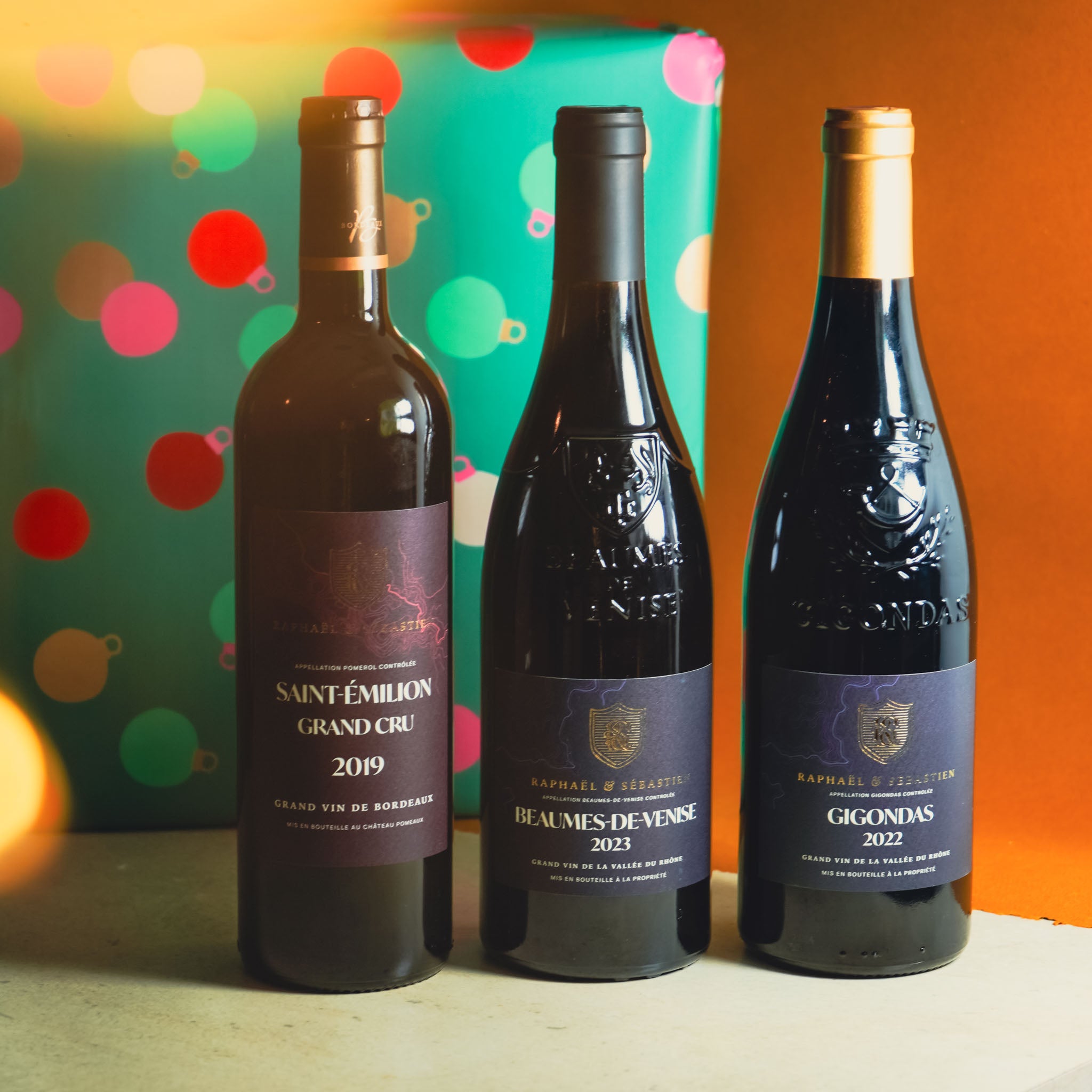 Coffret Cadeau Vin Personnalisé – Edition Noël